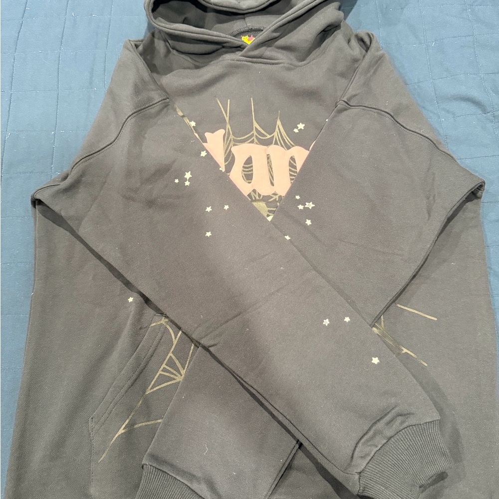 Spider/Sp5der Navy Atlanta Hoodie